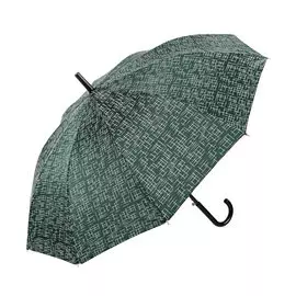 Зонт-трость Sima женский Чёрточки зелёный