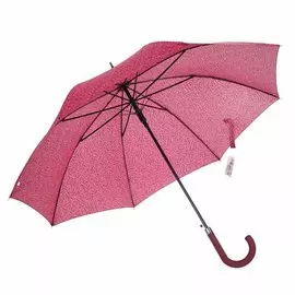 Зонт-трость Sima женский Колоски красный