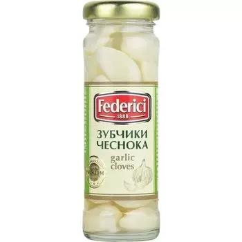 Зубчики чеснока Federici маринованные 100 г