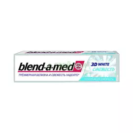 Зубная паста Blend-a-med 3D White Бодрящая Свежесть для безопасного отбеливания, 100 мл