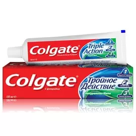 Зубная паста Colgate Тройное действие Натуральная мята 100 мл