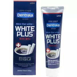 Зубная паста Dentrala White Plus Отбеливающая Защита от кофе, чая и сигарет 150 г