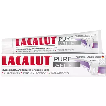 Зубная паста Lacalut Pure White 75 мл