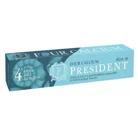 Зубная паста President Four Calcium 75 г