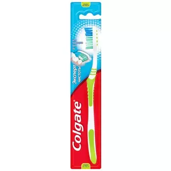 Зубная щетка Colgate Эксперт чистоты многофункциональная, средней жесткости