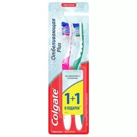 Зубная щетка Colgate Отбеливающая Plus 1+1