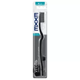 Зубная щетка Exxe luxury Уголь мягкая