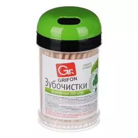 Зубочистки деревянные Grifon 200 шт