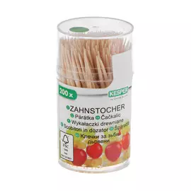 Зубочистки Kesper 200 шт 6,5 см