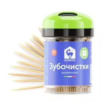 Зубочистки Lomberta деревянные 200 шт