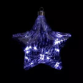 Подвеска Звезда на елку Decor pap ny 18см WW0408