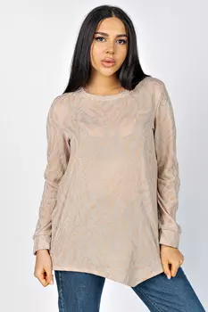 БЛУЗКА БЛ 013ВП-ТИГ (ТИГРОВЫЙ УЗОР)