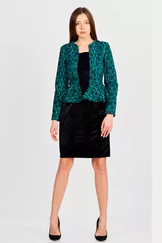 КРАСИВОЕ ПЛАТЬЕ С БАСКОЙ ПЛ 051ВФЛ-ЗЕЛ (ЗЕЛЕНОЕ)