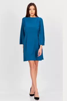 ЛЕГКОЕ ПЛАТЬЕ С ВЫРЕЗОМ НА СПИНЕ ПЛ 052НА-ВАС (ВАСИЛЕК)