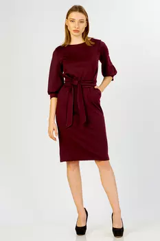 Платье-футляр ПЛ 001ФР-БОР (Бордо)