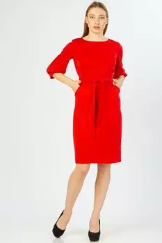 Платье-футляр ПЛ 001ФР-КРА (Красный)