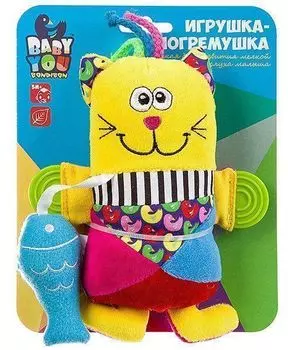 Игрушка-погремушка "Кот"
