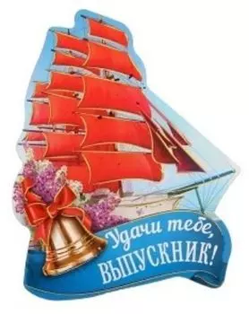 Магнит "Удачи тебе, выпускник!"