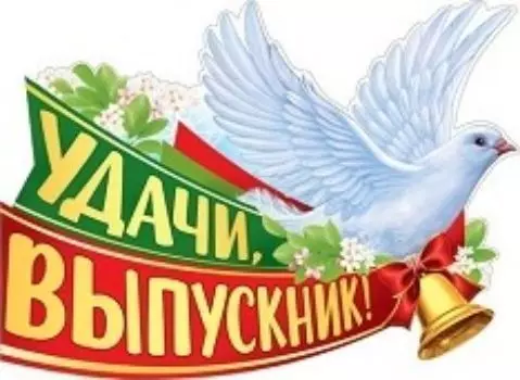 Плакат "Удачи, выпускник!"