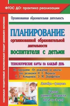 Планирование организованной образовательной деятельности воспитателя с детьми