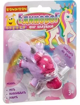 Шар надувной Bondibon Чудики "Единорог"
