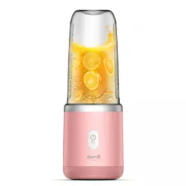 Беспроводная соковыжималка-блендер Xiaomi Deerma Fruit Cup 400ml Pink (DEM-NU05)