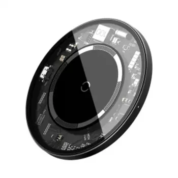 Беспроводное зарядное устройство Baseus Simple Wireless Charger iPhone12 Pro Max Transparent (BS-W517)