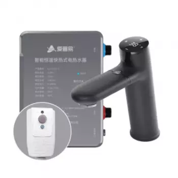 Индукционный смеситель с функцией мгновенного нагрева AIXIYI Instant Heating Faucet 3400W Black (LX-0702)