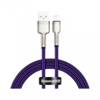 Кабель Xiaomi Baseus Cafule Series Metal Data Cable USB to iP 2.4A 1m Purple (CALJK-A05)