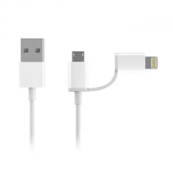 Кабель Xiaomi ZMI AL801 USB - Lighting/Micro USB 100 см White