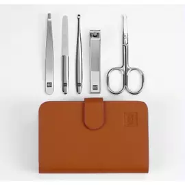 Маникюрный набор из закаленной стали Xiaomi Huo Hou Stainless Steel Nail Clippers Suit Brown (HU0061)