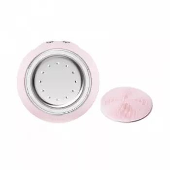 Массажер для лица Xiaomi DOCO Intelligent 4-in-1 Beauty Instrument A02 Pink Рowder + розовая щетка