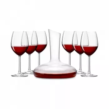 Набор для вина Xiaomi Circle Joy Crystal Wine Glass 390 ml and Decanter 1.4l