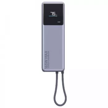 Внешний аккумулятор Xiaomi Power Bank With Built-in Cable 165W Grey (PB1165MI)