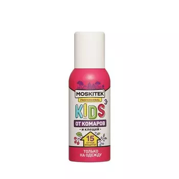 Аэрозоль от комаров и клещей Moskitek Kids 3+ 100мл