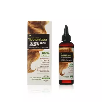 Активная сыворотка для роста волос Botaniqua " никотиновая кислота " 100мл
