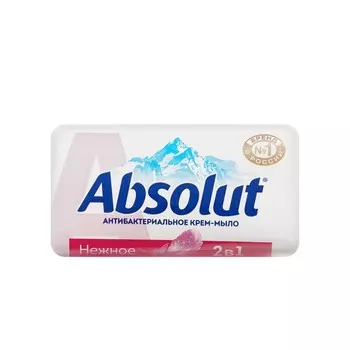 Антибактериальное крем - мыло Absolut Нежное 2 в 1 90г
