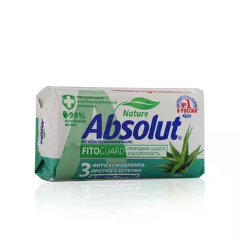 Антибактериальное мыло Absolut Nature " алоэ " 90г