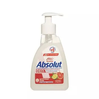 Антибактериальное жидкое крем - мыло Absolut Deo Effect " грейпфрут и бергамот " 250мл
