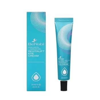 Антивозрастной крем для век с гиалуроном , плацентой и бакучиолом Benabi Revitalift Eye Cream 40мл