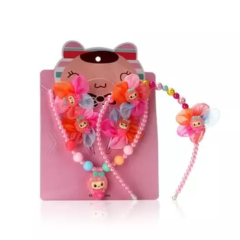 Аксессуары набор для детей Ameli ( ободок , резинки, заколки, бусы ) , 6 предметов