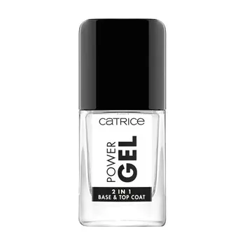 Базовое и верхнее покрытие для ногтей Catrice Power Gel 2in1 Base & Top Coat 10,5мл
