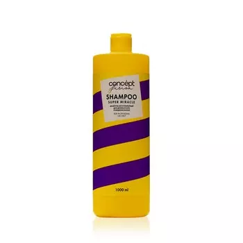 Бессульфатный шампунь для деликатного очищения волос Concept Fusion " Super Miracle " 1000мл