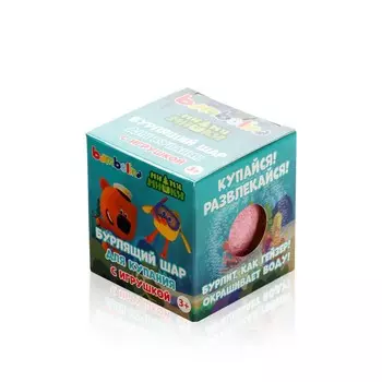 Бурлящий шар для купания Bambolina Ми-ми-мишки с игрушкой 3+ 130г