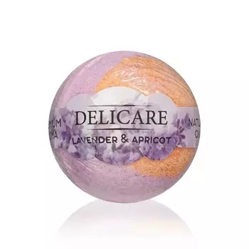 Бурлящий шар для ванны Delicare " Lavender & Apricot " 130г