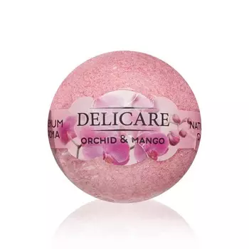 Бурлящий шар для ванны Delicare " Orchid & Mango " 130г