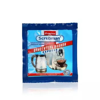 Чистящее средство SCRUBMAN " антинакипин " для удаления накипи 20г