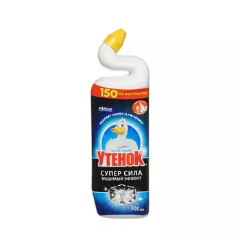 Чистящий гель для сантехники Туалетный утенок " Супер Сила Видимый эффект " 900мл