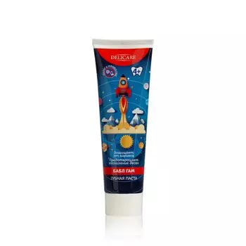 Детская зубная паста Delicare " bubble gum " 4+ 75мл
