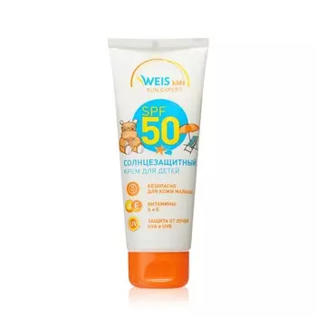 Солнцезащитный крем для детей WEIS Sun Expert Kids SPF 50 75мл